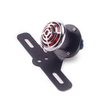 Harley Chopper Bobber Cafe Racer Vintage old school Scrambler Custom LED Taillight Brake Stop Tail Light Lamp W/Chrome Grille