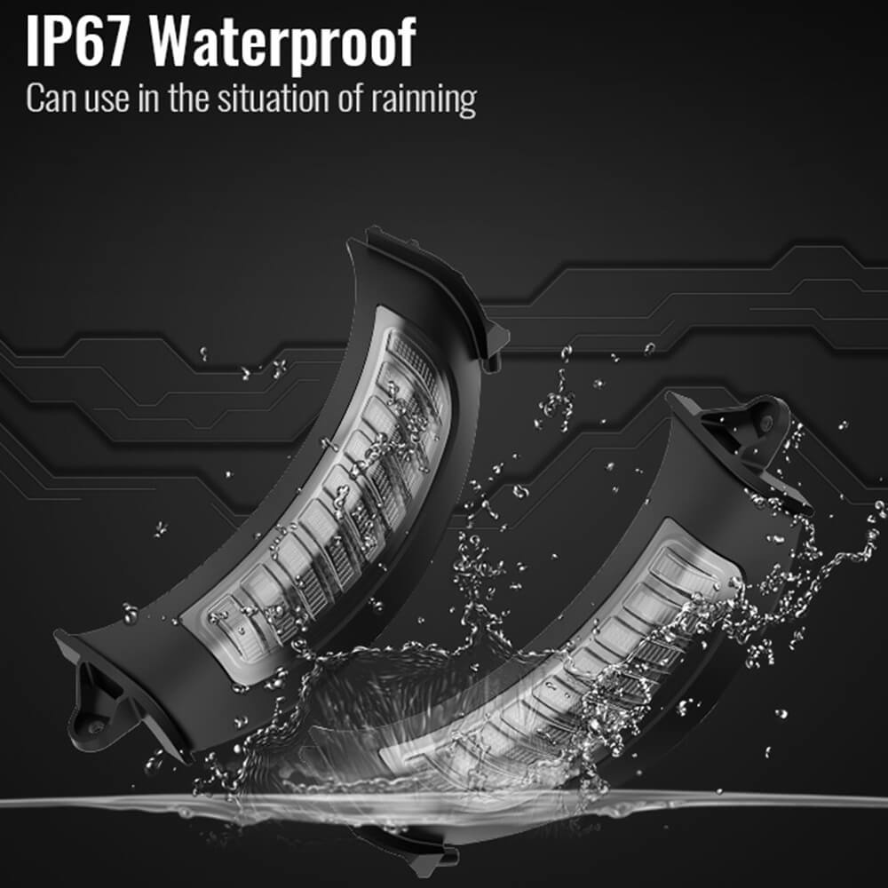Harley Road Glide ST Special Limited CVO FLTRX FLTRK FLTRXS FLTRXSE FLTRXST FLTRKSE LED Headlight Bezels Side Marker DRL w/ Turn Signals Light - pazoma