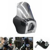 CBC Cali TSport Front Fairing For Harley Club Style Dyna Street Bob T-Sport FXR w/Chrome Trim Bezel Windshield Headlight Relocation Block - pazoma