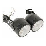 Motorcycle Twin Front Headlight lamp W/ Bracket For Harley Street Fat Boy Dual Sport Dirt Bikes Street Fighter Cafe Racer - pazoma