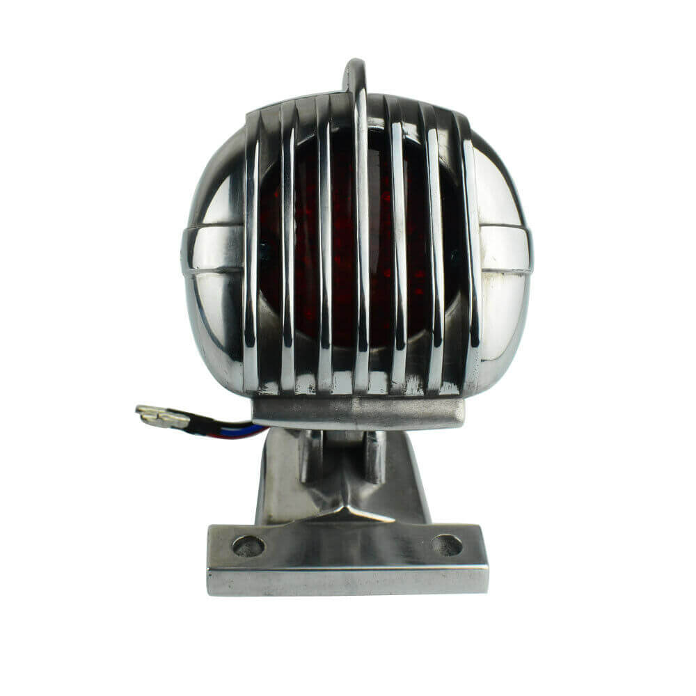 Motorcycle Vinge Grille LED Taillights Harley Sportster Softail Cruiser Cafe Racer Scrambler Stop Rear Brack Tail Light Lamp Mic Style - pazoma