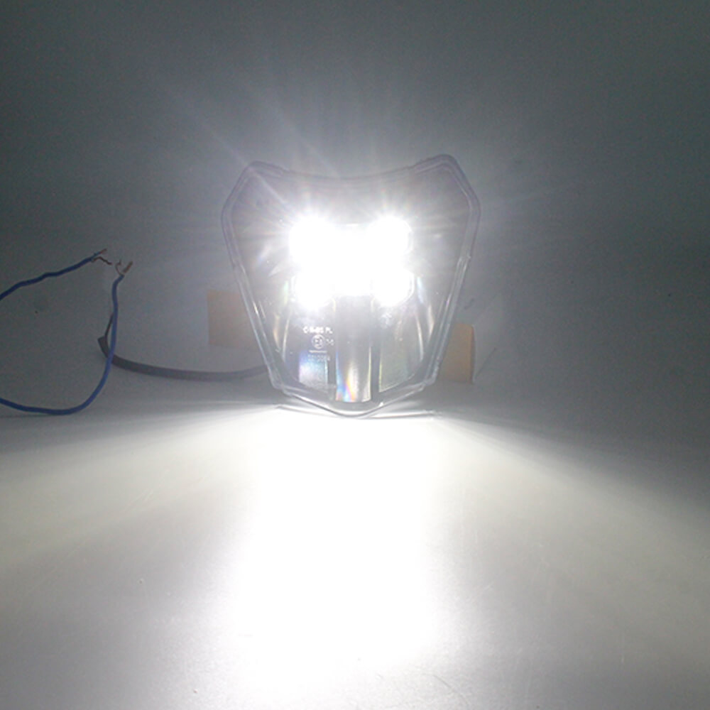 NEW LED Headlight Headlamp For KTM 200 300 350 500 XC-W SIX DAYS EXC-F EXC 79614901000 2014-2020 - pazoma