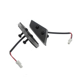 DUCATI Panigale V4 / V4S / Speciale Mirror Block Off Amber LED Turn Signals Billet Black Plates Front 2018-2019 - pazoma