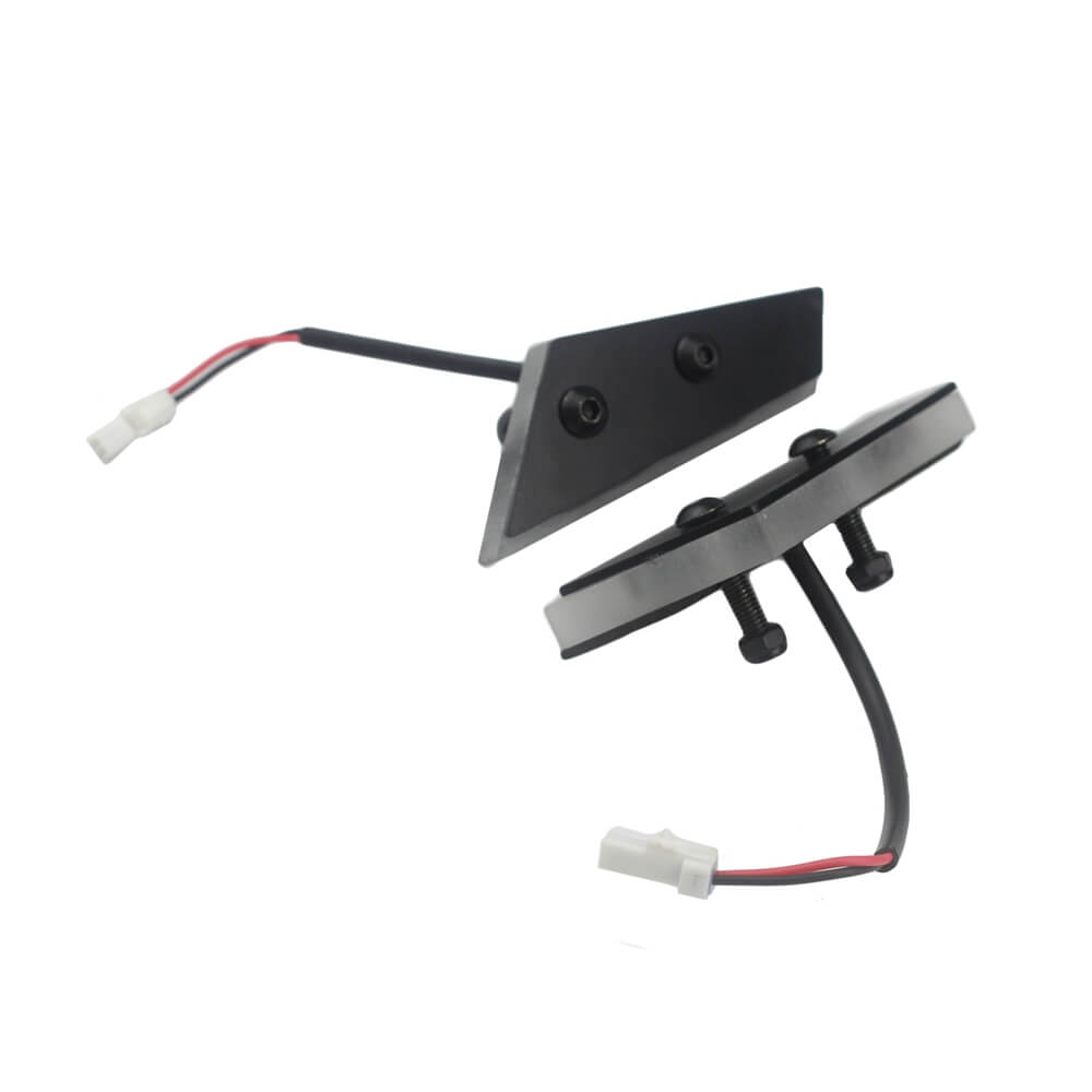 DUCATI Panigale V4 / V4S / Speciale Mirror Block Off Amber LED Turn Signals Billet Black Plates Front 2018-2019 - pazoma