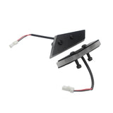 DUCATI Panigale V4 / V4S / Speciale Mirror Block Off Amber LED Turn Signals Billet Black Plates Front 2018-2019 - pazoma