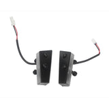 DUCATI Panigale V4 / V4S / Speciale Mirror Block Off Amber LED Turn Signals Billet Black Plates Front 2018-2019 - pazoma