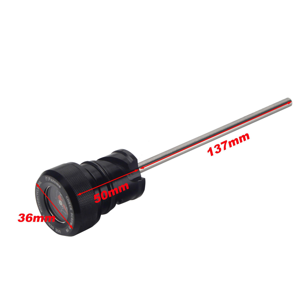Oil Dipstick With Temperature Gauge For Harley Davidson Milwaukee 8 Softail M8 18-24 FXBR FLDE FXFB FLHC FXLR FLSL FLST FLSB FXBB S FXLRST - pazoma