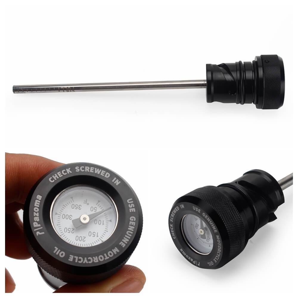 Oil Dipstick With Temperature Gauge For Harley Davidson Milwaukee 8 Softail M8 18-24 FXBR FLDE FXFB FLHC FXLR FLSL FLST FLSB FXBB S FXLRST - pazoma