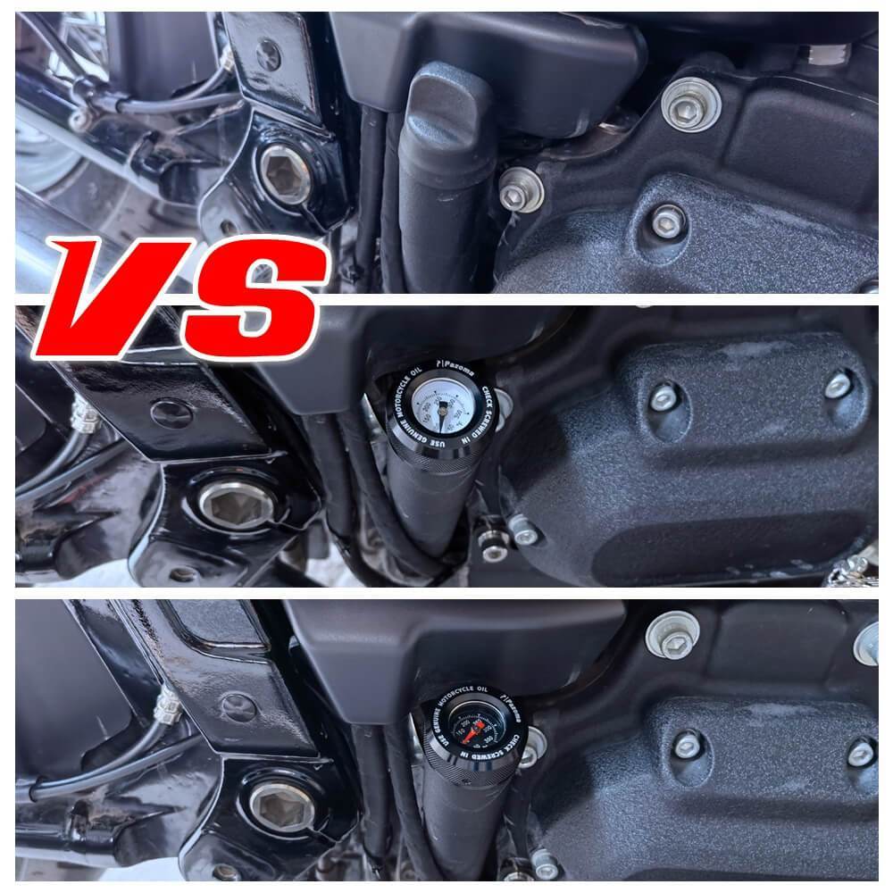 Oil Dipstick With Temperature Gauge For Harley Davidson Milwaukee 8 Softail M8 18-24 FXBR FLDE FXFB FLHC FXLR FLSL FLST FLSB FXBB S FXLRST - pazoma