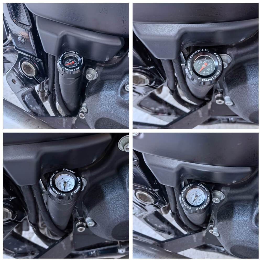 Oil Dipstick With Temperature Gauge For Harley Davidson Milwaukee 8 Softail M8 18-24 FXBR FLDE FXFB FLHC FXLR FLSL FLST FLSB FXBB S FXLRST - pazoma