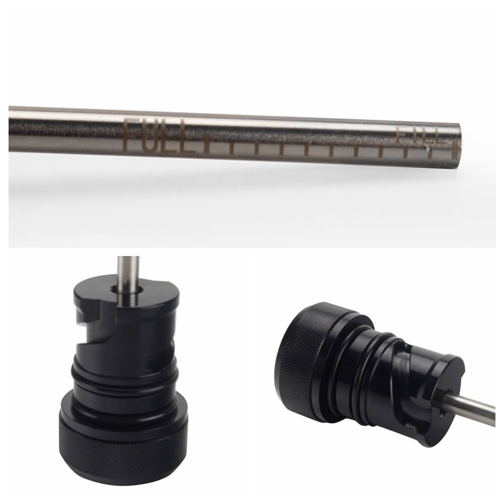 Oil Dipstick With Temperature Gauge For Harley Davidson Milwaukee 8 Softail M8 18-24 FXBR FLDE FXFB FLHC FXLR FLSL FLST FLSB FXBB S FXLRST - pazoma