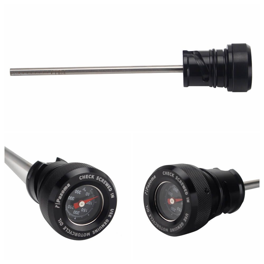 Oil Dipstick With Temperature Gauge For Harley Davidson Milwaukee 8 Softail M8 18-24 FXBR FLDE FXFB FLHC FXLR FLSL FLST FLSB FXBB S FXLRST - pazoma