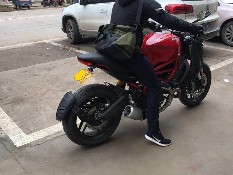 LED Tail Tidy Fender Eliminator Kit Integrated Turn Signals License Plate Light Bracket For Ducati Monster 797 / Supersport 939 / S 2017-2019 - pazoma