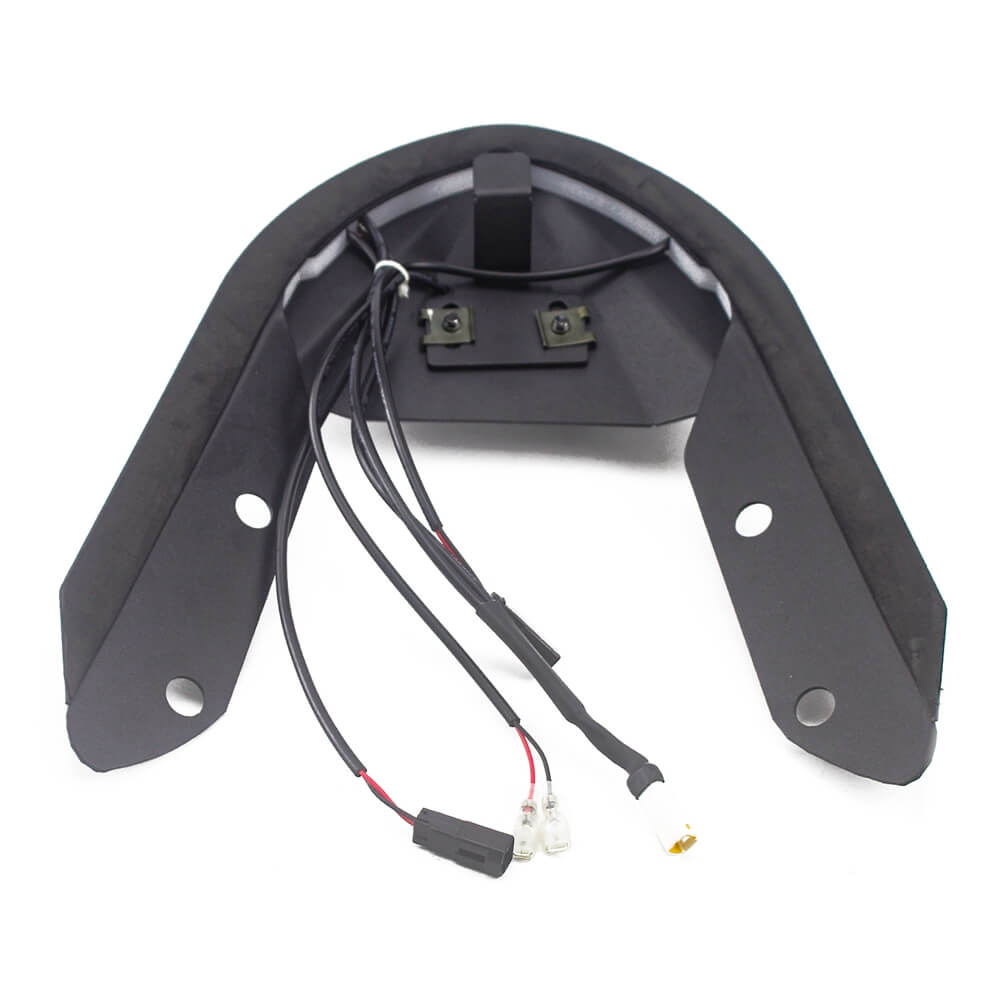 Ducati Monster 821 1200/S Sequential Switchback Flowing LED Tail Tidy Fender Eliminator Kit Taillight Brake Turn Signals License Plate Light Bracket - pazoma