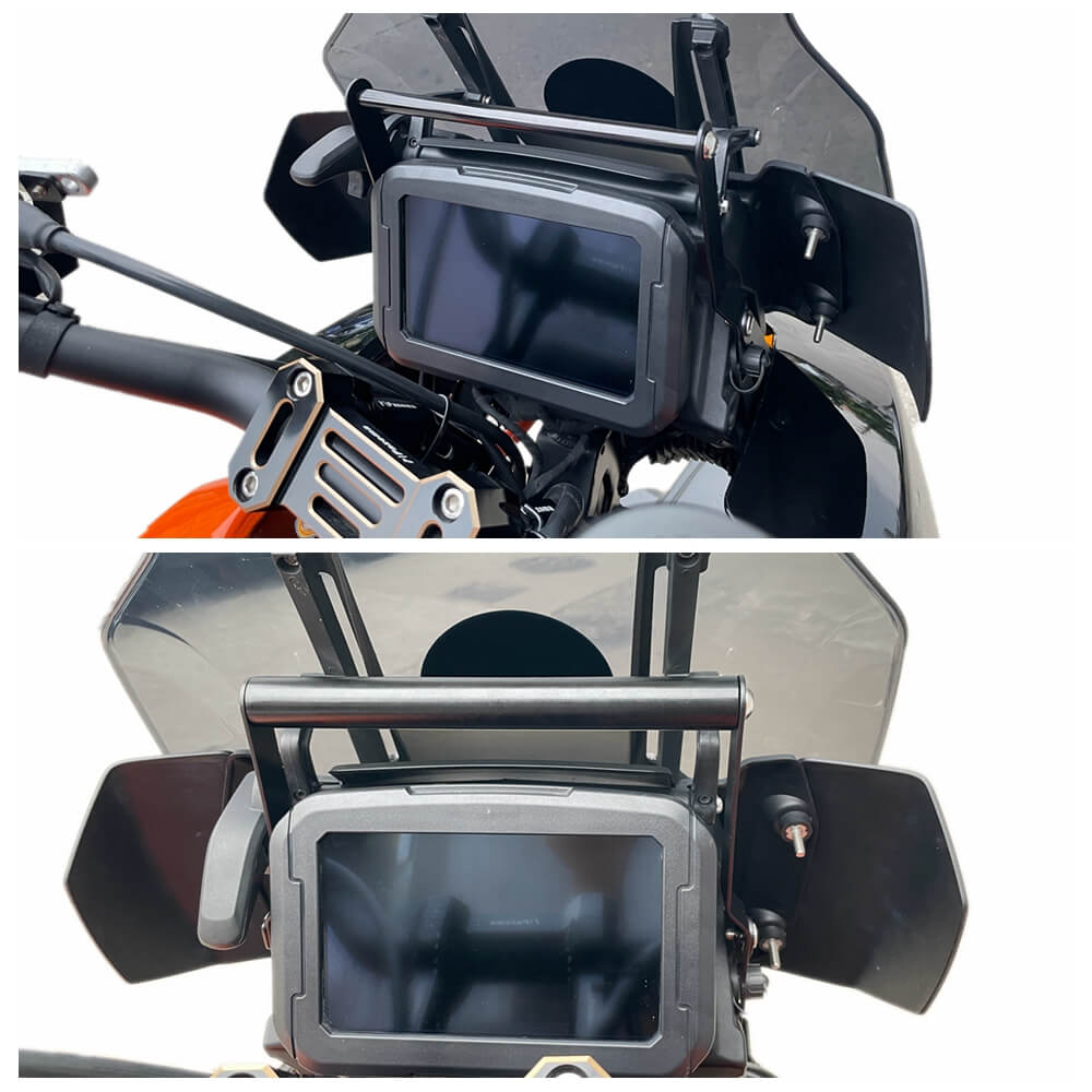 Harley Pan America 1250 ST RA1250ST Special CVO RA1250SE RA1250S RA1250 Phone Mobile GPS Navigation Plate Bracket Navigator Support 2021-2025 - pazoma