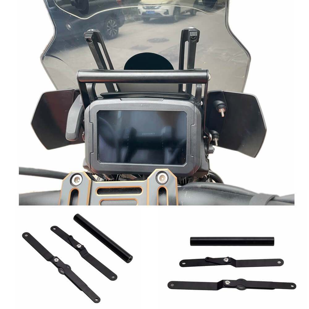 Phone GPS Mounting Adapter Bracket Crossbar Navigation Plate Navigator Support above instruments For Harley Pan America Special CVO RA1250 S SE - pazoma