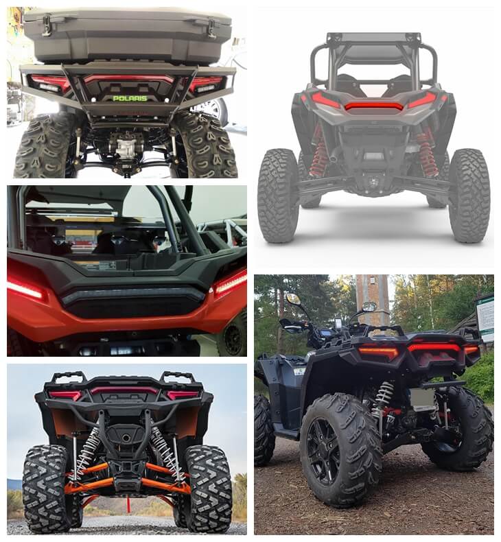 Polaris 2017-2023 RZR Sportsman 1000 XP RS1 TURBO LED Center Taillight 2413431 New Oem Red - pazoma