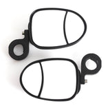 UTV Universal Side Mirrors w/LED Turn Signal Light | Polaris RZR800/900 John Deere Gator HPX XUV Kawasaki Mule Yamaha Rhino 1.75" Roll Bars Clamp - pazoma