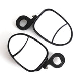 UTV Universal Side Mirrors w/LED Turn Signal Light | Polaris RZR800/900 John Deere Gator HPX XUV Kawasaki Mule Yamaha Rhino 1.75" Roll Bars Clamp - pazoma