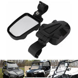 2" UTV Cast Aluminium Pursuit Side View Mirror Compatible for Polaris RZR XP1000 Ranger Can-Am Commander Maverick - pazoma