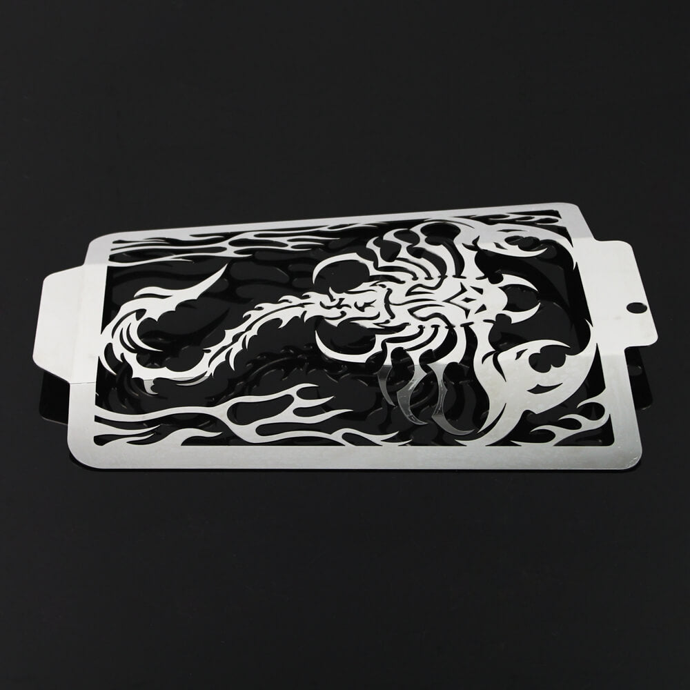 Stainless Steel Scorpion Style Radiator Grill Guard Radiator Protector Cover for Suzuki Boulevard M109R 2006-2019 - pazoma