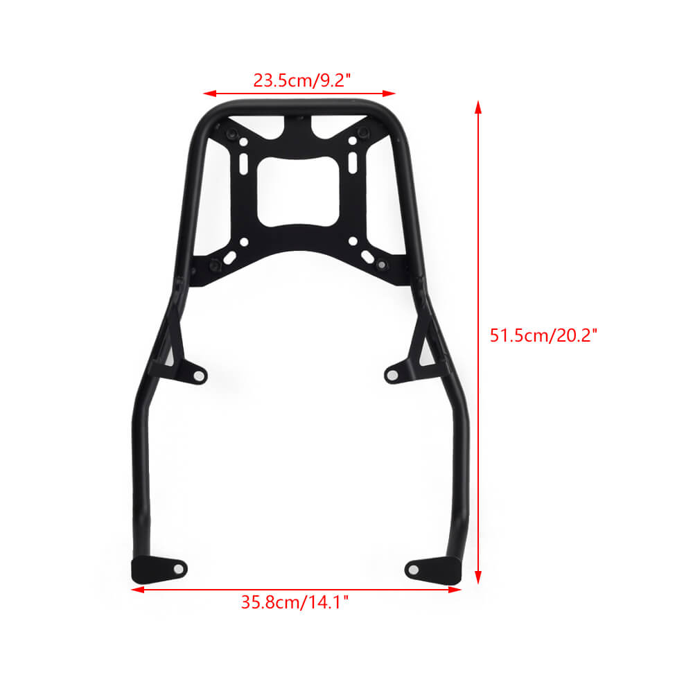 Rear Luggage Rack Carrier Top Case Mount Bracket Passenger Grab Handle Bars For Harley Pan America 1250 ST RA1250ST Special RA1250 RA1250S 2021-2025 - pazoma