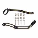 Harley Touring Bagger Road King Street Electra Glide Rear Shock Remote Reservoir Mounts Brackets For Ohlins HD 044 & Legends Revo Shocks - pazoma
