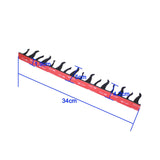 Pazoma Dirt Biker Helmets Mohawks Sticker Spikes Motorbike Rubber Stick Capacete Decoration Fire style - pazoma