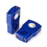 Snowmobile Pivoting Handlebar Fixed Height Risers 2" for Polaris Matryx Arctic Cat sleds 7/8" 1-1/8" Handlebar T-Style Stems - pazoma