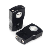 Snowmobile Pivoting Handlebar Fixed Height Risers 2" for Polaris Matryx Arctic Cat sleds 7/8" 1-1/8" Handlebar T-Style Stems - pazoma