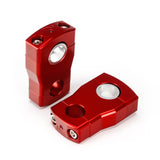 Snowmobile Pivoting Handlebar Fixed Height Risers 2" for Polaris Matryx Arctic Cat sleds 7/8" 1-1/8" Handlebar T-Style Stems - pazoma