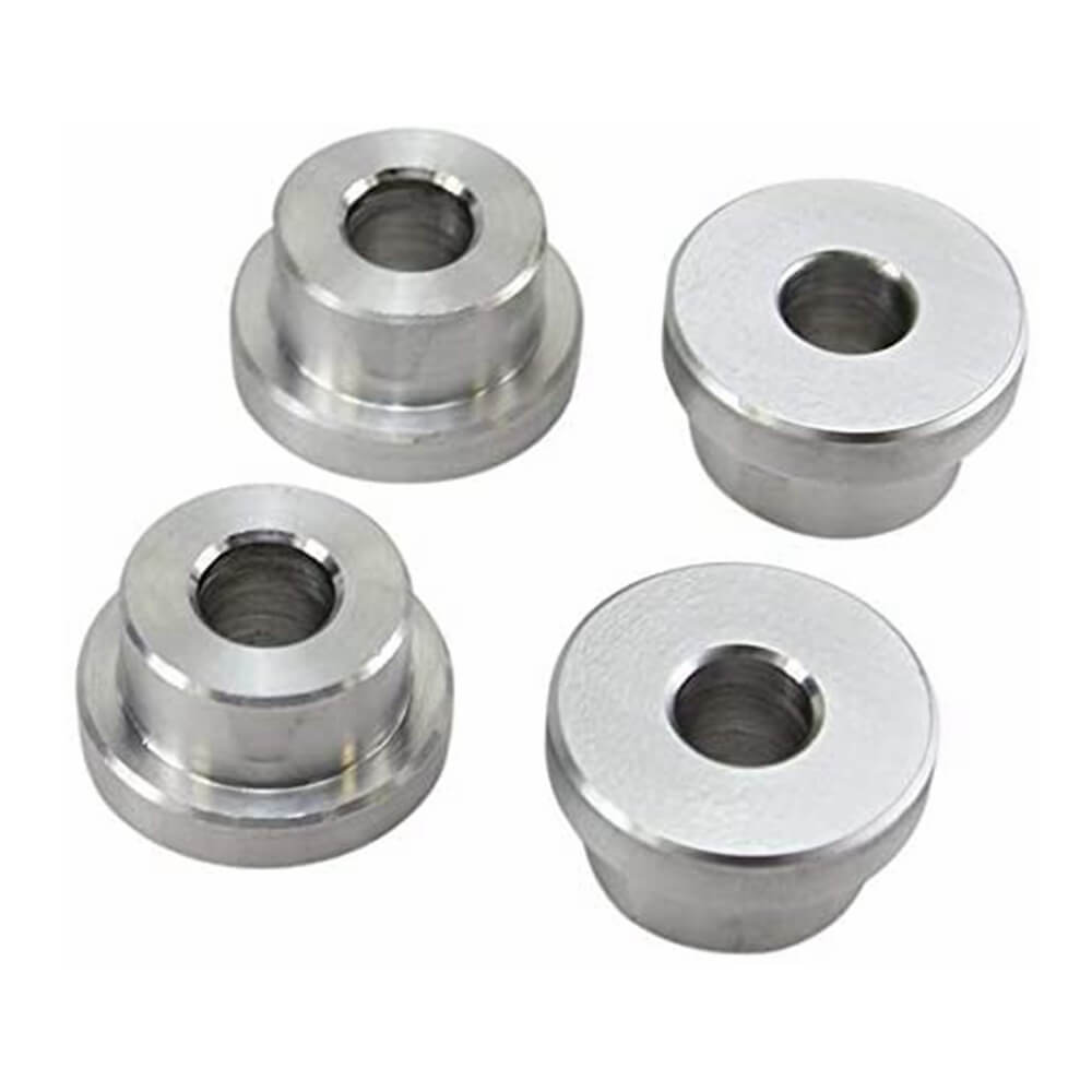 Solid Billet Steel Handlebar Riser Bushings Mounts For Harley Softail Dyna Sportster Touring Bagger M8 Chrome '86-'25 - pazoma