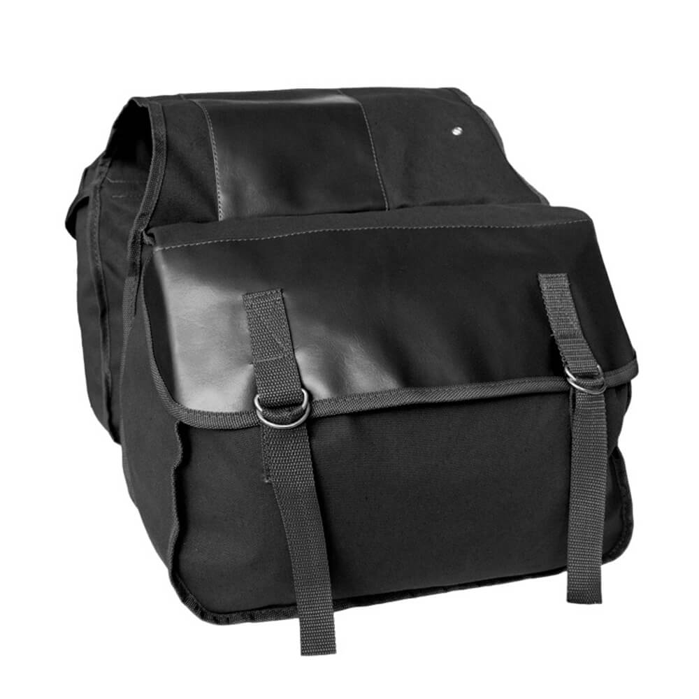 Motorcycle Storage Saddle Bag Large Capacity Canvas Panniers Bags for Bicycle Bike Motor Rear Seat Carrier Bag Two Side Saddlebags - pazoma