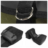 Motorcycle Storage Saddle Bag Large Capacity Canvas Panniers Bags for Bicycle Bike Motor Rear Seat Carrier Bag Two Side Saddlebags - pazoma