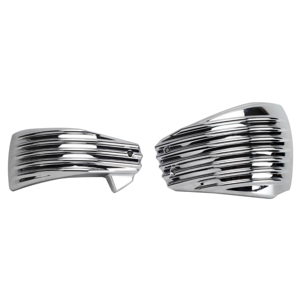 Striped Style Battery Side Fairing Covers for Harley Softail M8 107 114 117 FLDE FLHCS FXLR FXLRS FXLRST FLSL FXBB FXBBS 2018-2025 - pazoma