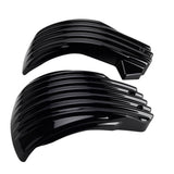 Striped Style Battery Side Fairing Covers for Harley Softail M8 107 114 117 FLDE FLHCS FXLR FXLRS FXLRST FLSL FXBB FXBBS 2018-2025 - pazoma