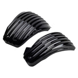 Striped Style Battery Side Fairing Covers for Harley Softail M8 107 114 117 FLDE FLHCS FXLR FXLRS FXLRST FLSL FXBB FXBBS 2018-2025 - pazoma