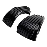 Striped Style Battery Side Fairing Covers for Harley Softail M8 107 114 117 FLDE FLHCS FXLR FXLRS FXLRST FLSL FXBB FXBBS 2018-2025 - pazoma