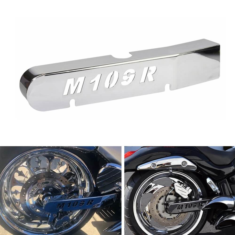 Suzuki Boulevard M109R VZR1800 M1800R Chrome Right Side Swingarm Cover With M109R LOGO All year - pazoma