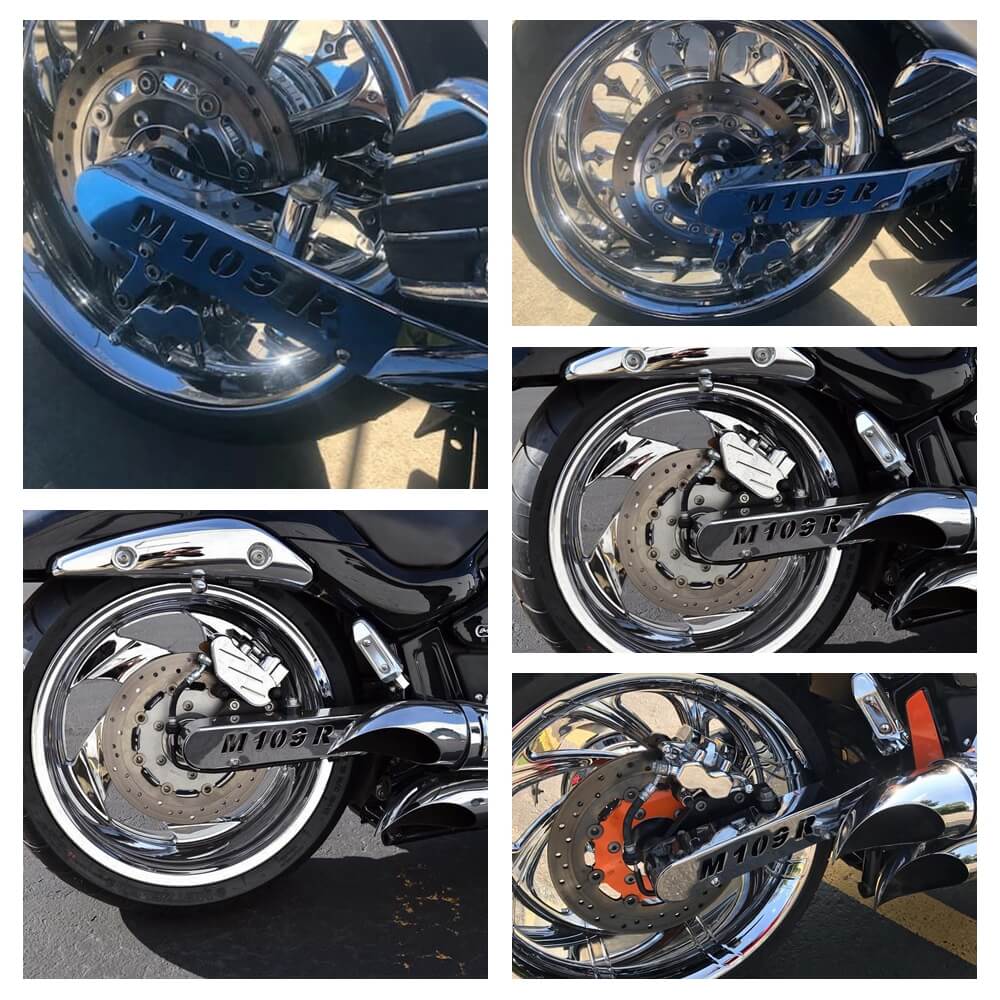 Suzuki Boulevard M109R VZR1800 M1800R Chrome Right Side Swingarm Cover With M109R LOGO All year - pazoma