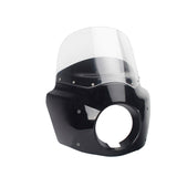 Harley Dyna Wide Glide FXDWG Front Healight Fairing Windscreen 11 inch Windshields and Mounting Hardware - pazoma