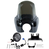 2020-2025 Harley Softail Low Rider S 114 117 FXLRS T-Sport Fairing Windshield w/ 5.75'' LED Headlight Projection Headlamp Kit
