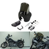 2020-2025 Harley Softail Low Rider S 114 117 FXLRS T-Sport Fairing Outer w/15" 12" 9" Windshield Headlight Relocation Bracket - pazoma