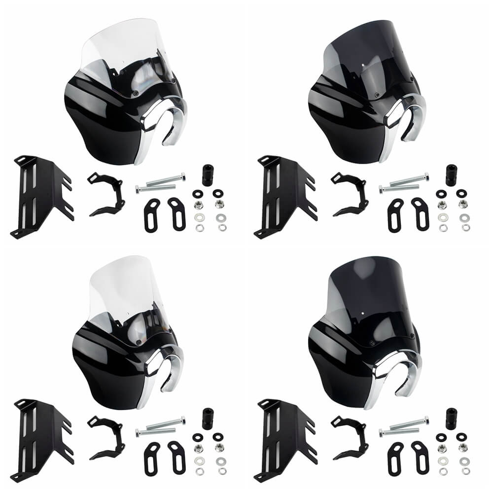 T-Sport Fairing Windshield W/Headlight Relocation Bracket Bezels Trim Cover For Harley Softail Low Rider S 114 117 FXLRS 20-25 - pazoma