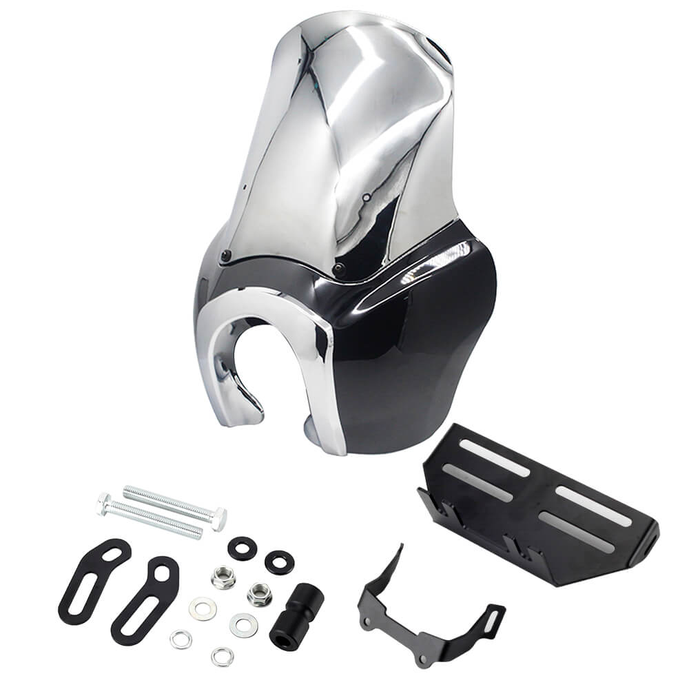 T-Sport Fairing Windshield W/Headlight Relocation Bracket Bezels Trim Cover For Harley Softail Low Rider S 114 117 FXLRS 20-25 - pazoma
