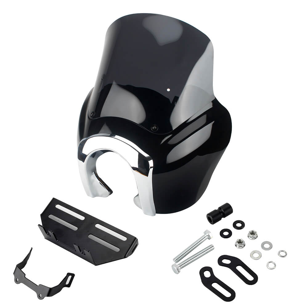 T-Sport Fairing Windshield W/Headlight Relocation Bracket Bezels Trim Cover For Harley Softail Low Rider S 114 117 FXLRS 20-25 - pazoma