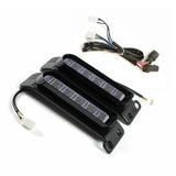 Electra Glo Keystone Auxiliary LED Run/Brake/Turn Lamps rear fender saddlebag side light For Harley FLHTCU FLHTCUL FLHTK FLHTKL FLTRU 2014-19