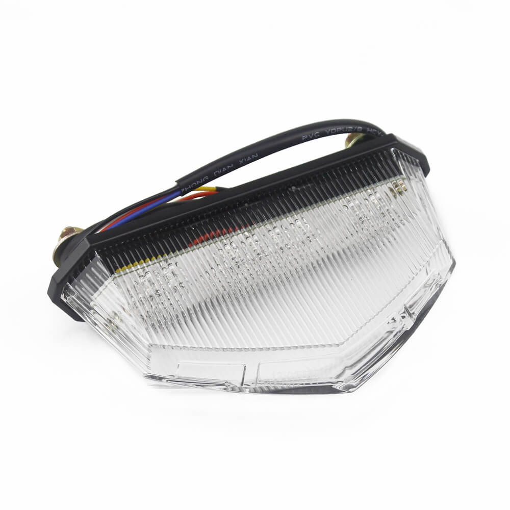 Motorcycle Universal 3 in 1 LED Taillight W/ Turn Signal Brake Light - pazoma