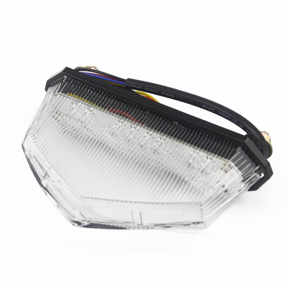 Motorcycle Universal 3 in 1 LED Taillight W/ Turn Signal Brake Light - pazoma