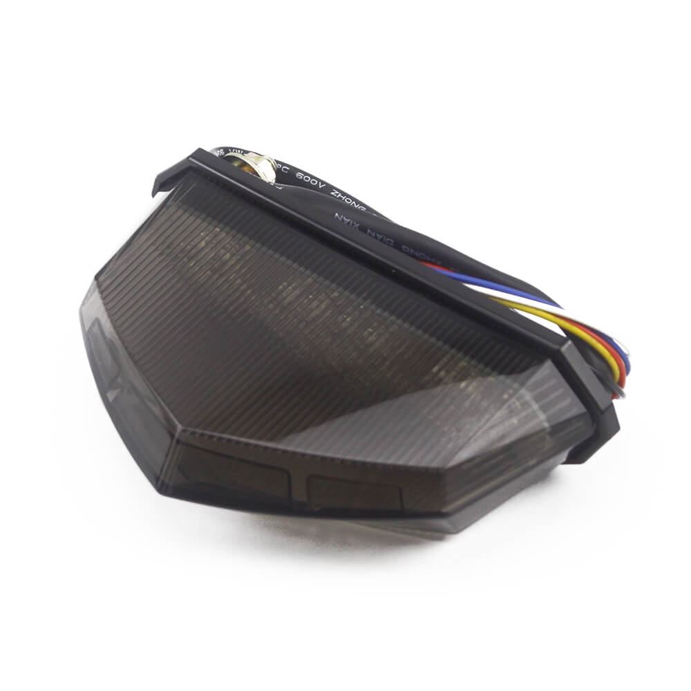 Motorcycle Universal 3 in 1 LED Taillight W/ Turn Signal Brake Light - pazoma